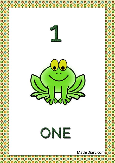 Learning Counting And Recognition Of Number 1 Worksheets Level 1