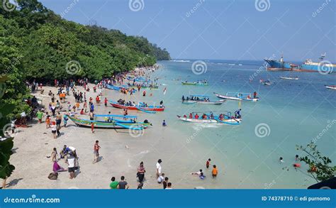 Pangandaran Beach Editorial Image Image Of Pangandaran 74378710