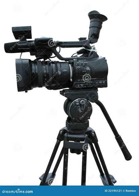 Tv Professional Studio Digital Video Camera Stock Image Image 22195121