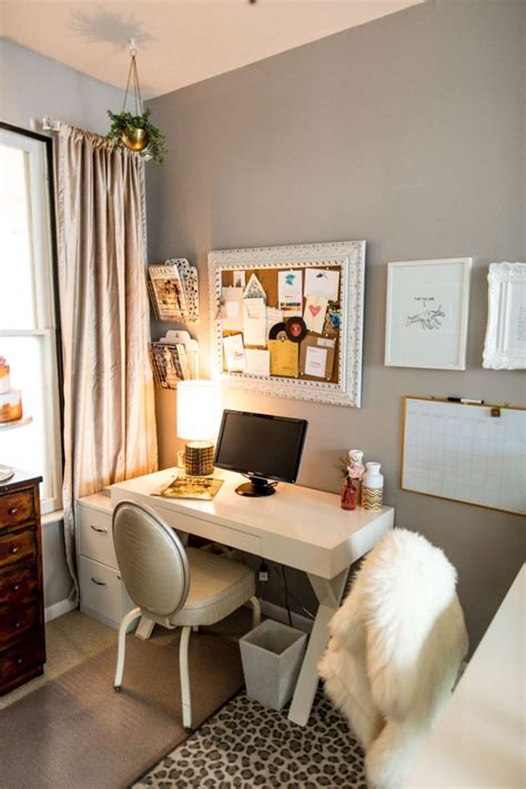 30 Beautiful Home Office Design Ideas For Small Spaces Bedroom Office