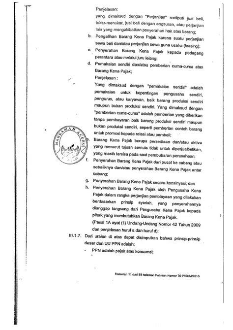 Putusan Mahkamah Agung No.70 P/HUM/2013 atas uji materi PP No.31 Tahu…