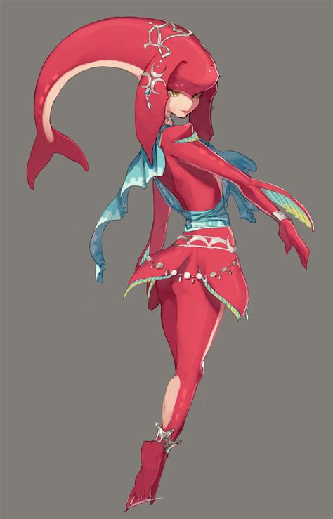 Mipha The Legend Of Zelda And 1 More Drawn By Zambiie Danbooru