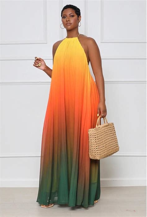 This Beautiful Ombre Maxi Dress Is Just What You Need For Your Summer Wardrobe Featuring A