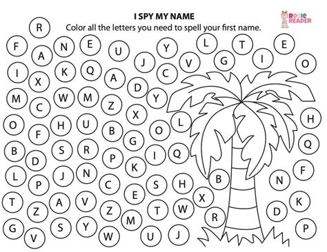 I Spy Printable With Alphabet Reading Adventures For Kids Ages 3 To 5