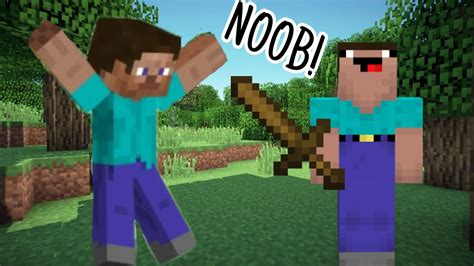 Teaching A Noob How To Play Minecraft Youtube