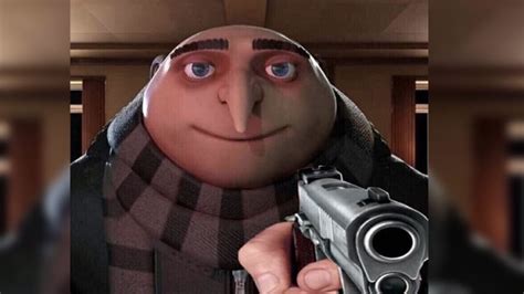 Gru Holding Gun Things Are About To Get Gruesome Know Your Meme
