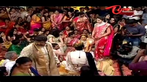 Balakrishna Daughter Tejaswini Wedding Tejaswini Weds Sribharat Marriage Video 24 Video