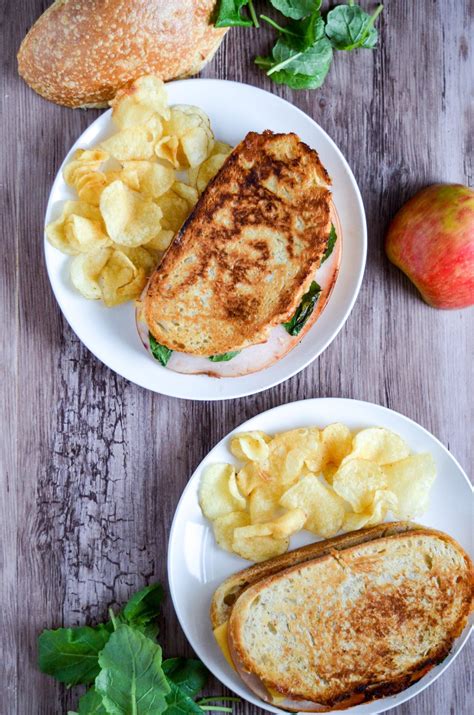 Smoked Turkey Gouda Apple Grilled Cheese My Modern Cookery