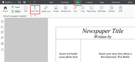 Newspaper Template Pdf How To Design Your Own Newspaper