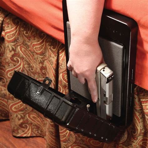 Arms Reach Defender Bedside Biometric Fingerprint Hand Gun Safe