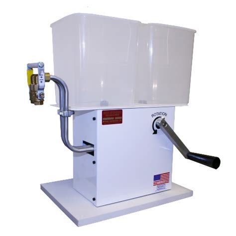 Low Cost Meter Mix Dispensing System Hand Crank Driven