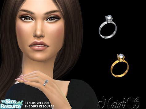 The Sims Resource Natalisclassic Gentle Engagement Ring