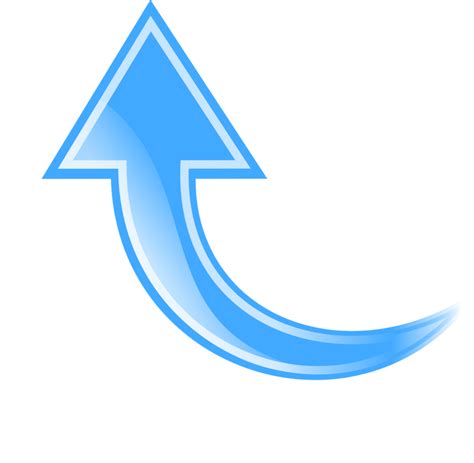 Blue Curved Arrow Clip Art Images And Photos Finder