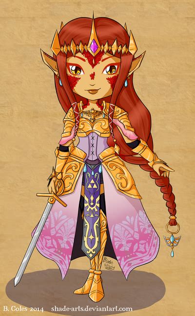 Oc Aoife As Princess Zelda By Shade Arts On Deviantart