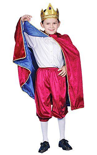 Deluxe Royal King Dress Up Costume Set Maroon Toddler Mardi Gras