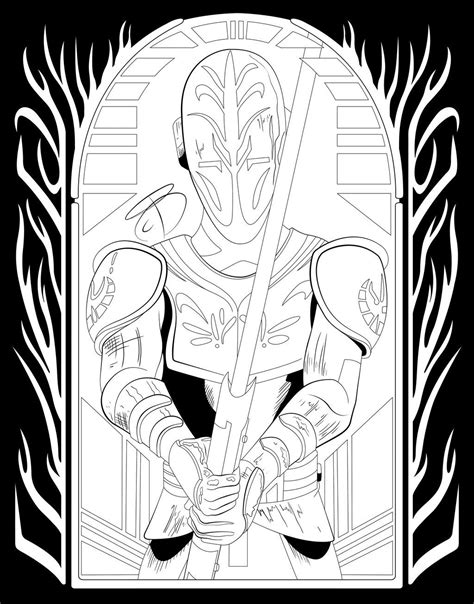 Coloring Pages - Jedi Temple Guard by RCBrock on DeviantArt | Jedi temple guard, Coloring pages
