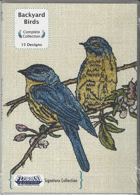 Floriani Backyard Birds Embroidery Designs 844050099542