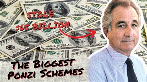 The Biggest Ponzi Schemes In History Bernie Madoff And Greater