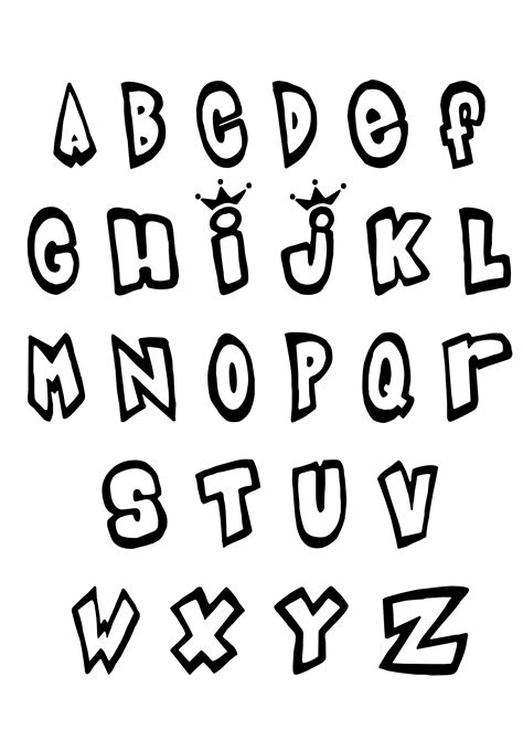 Alphabet Coloring Pages For Kids To Print And Color Coloring Pages For