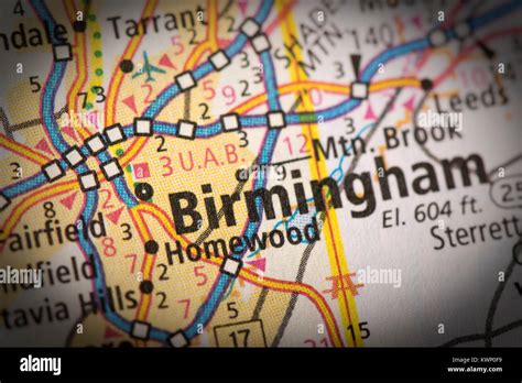 Map Birmingham Stock Photos And Map Birmingham Stock Images Alamy