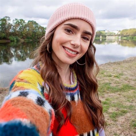 Selfies Of Emily Cooper Lilycollins Lily Collins Emily In Paris