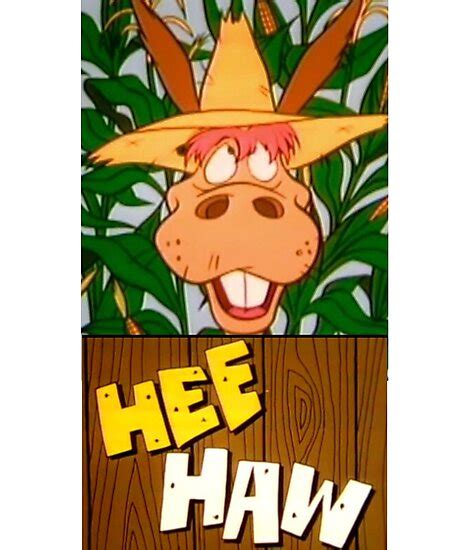Hee Haw Tee Photographic Print By Timshane Redbubble