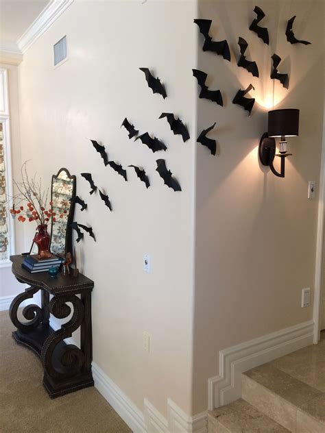 Martha Stewart Bats Flying Around The Wall Sticky Dots They Came With
