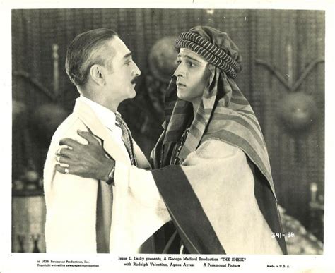 The Sheik 1921 Rudolph Valentino Pleads With His Friend Adolphe