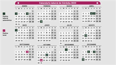 Calendario Laboral Cordoba 2020 Calendario Jul 2021