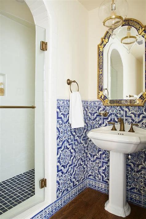 Blue Moroccan Bathroom Tiles Bathroom Moroccan Blue Tile Inspiration