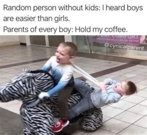 38 Funny Parenting Memes That Prove Raising Boys Is Easier Is A Lie