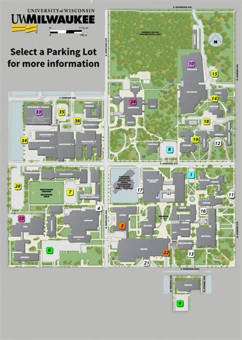 Uw Milwaukee Campus Map Verjaardag Vrouw 2020