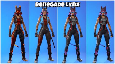 New Renegade Lynx Skin With All Chapter 4 Season 5 Dances And Emotes