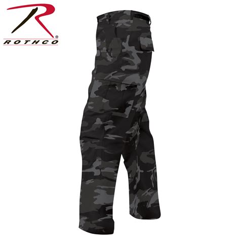 Rothco Black Camo Military Style Pants Army Supply Store Military