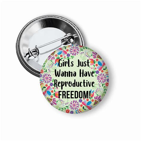 reproductive freedom pin pinback button pins badges flair buttons pinback pin badges button pins
