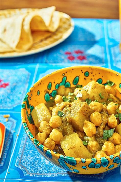 This Savory Herbal Trinidadian Chickpea And Potato Curry Is An Island