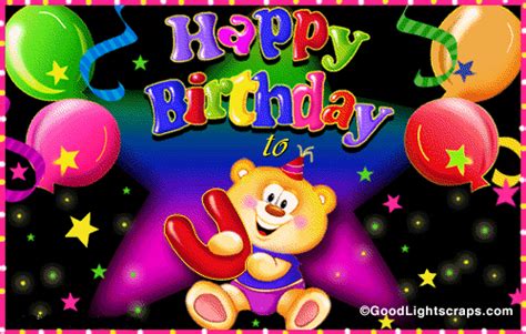 Happy Birthday Glitter Animated Birthday Orkut Scraps