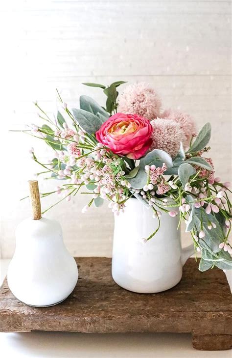 Head to hobby lobby and catch their 50% off sale on vases and flowers. 5 Tips to Make Faux Flowers Look Real Hallstrom Home ...