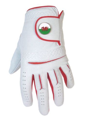 Mens Cabretta Leather Golf Glove Wales Magnetic Ball Marker Ebay