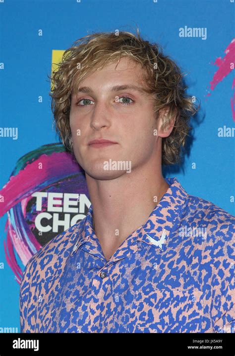 Los Angeles Ca Usa 13th Aug 2017 Logan Paul At The Teen Choice Awards 2017 At Galen Center