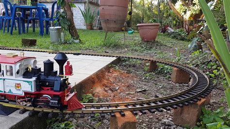 G Scale Train Outdoor Layout In Brasil Youtube