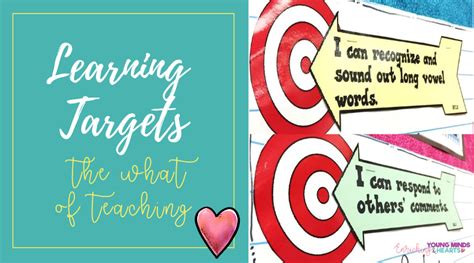 Learning Targets The What Of Teaching Enriching Young Minds And Hearts