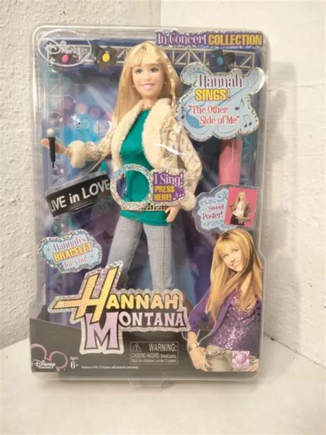 Disney Hannah Montana Doll In Concert Collection Nib 2007 Live In Love