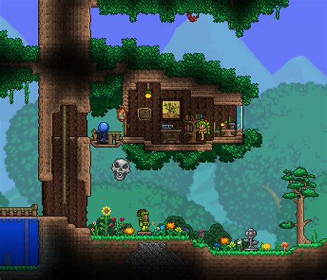 This Is My Dryads Tree Branch House Rterraria
