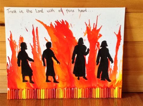 Fiery Furnace Craft Daniel Bible Crafts Daniel And The Lions Bible