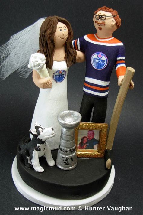 Edmonton wedding and party centre offers a wide array of toasting flutes, from traditional to most flutes can be personalized with a monogram or message to create a gift that can be enjoyed for years. Edmonton Oilers Hockey Wedding Cake Topper Edmonton Oilers ...