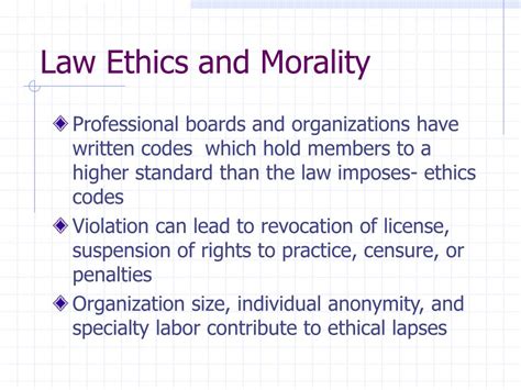 Ppt Law Ethics And Morality Powerpoint Presentation Free Download