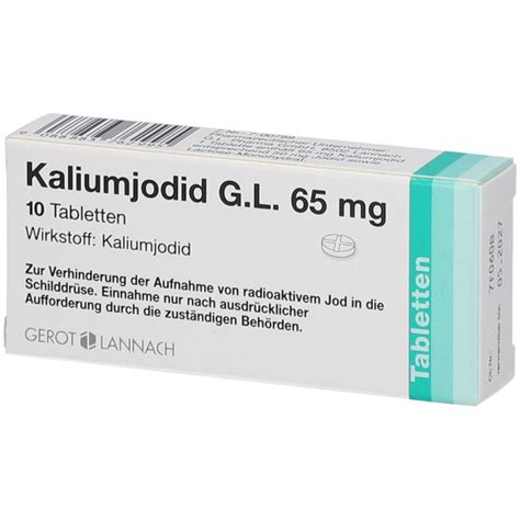 Kaliumjodid G.L. 65 mg 10 St - shop-apotheke.at