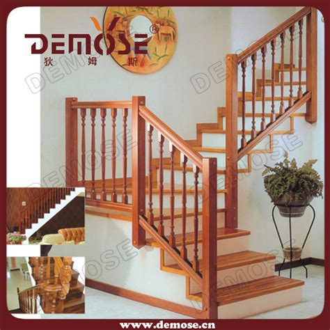 The following types of staircases are made completely out of wood. China Simple L-Shaped Wood Stairs Design (DMS-S1008 ...