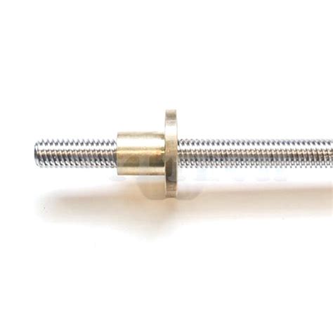 12mm T12x8 Trapezoidal Acme Lead Screw W Brass Nut Custom Length Up